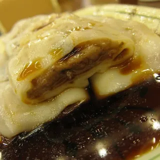 Large. Beef Rice Noodle Roll Lunch