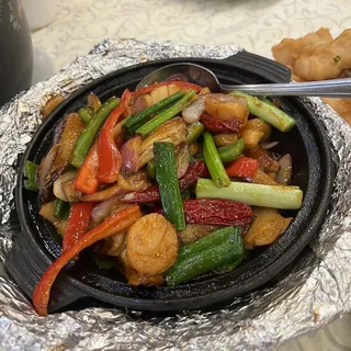 458. Scallops & Eggplant in Garlic Sauce