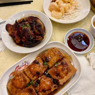 505. Deep Fried Shrimp Stuffed Tofu