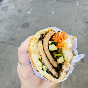 Grilled Pork Chops Sandwich