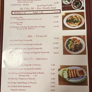 ramen and noodles, menu