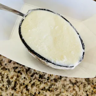 Pina colada sorbet