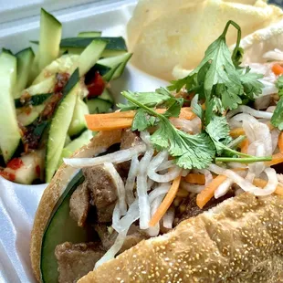 Pork Banh Mi-Sandwich. Off the charts