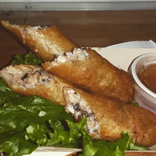 Cajun spring rolls