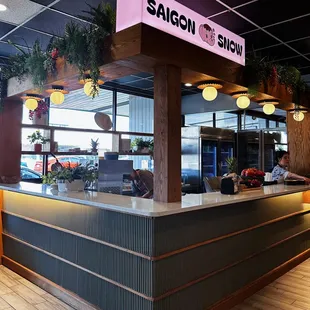 Food stall inside Mills Market