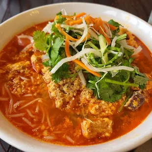 Bun Rieu - crab noodle soup