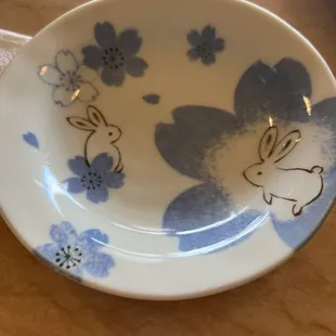 Dipping sauce plate (Year of the Rabbit/Cat!)