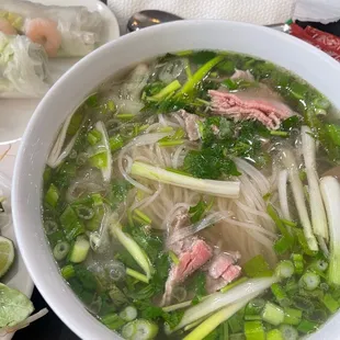 Fresh spring roll Chicken pho