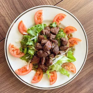 Shaken Beef Salad