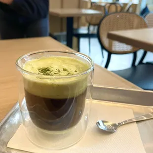 Matcha coffee