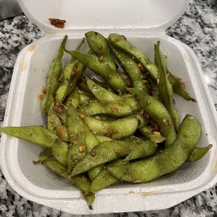 Garlic Edamame