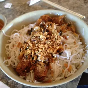 Egg roll vermicelli bowl