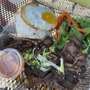 Grill combo over rice