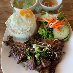 Pork Chop Rice Plate