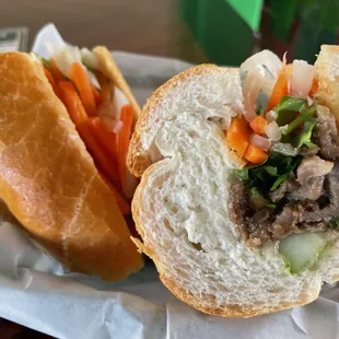 Grilled Pork Sandwiches