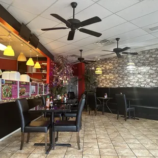 Spotless dining room