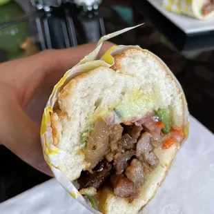Banh mi pork