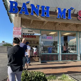 Lots of people in the morning.