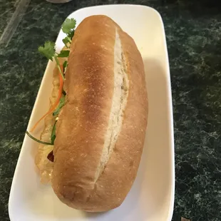 The baguette is crunchy, fresh and awesome!