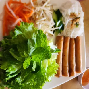a plate of food on a table