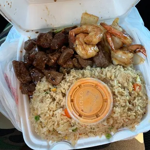 Steak &amp; shrimp
