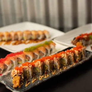 sushi and sashimi, food, sashimi, sushi