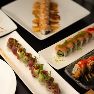 sushi and sashimi, sashimi, sushi, food
