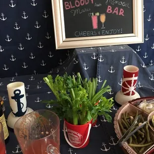 a plate of food on a table