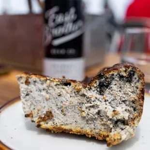 Seasonal Dessert: Black Sesame Basque Cheesecake ($8)