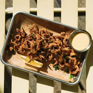 Calamari at Sailing Goat at Point San Pablo Harbor