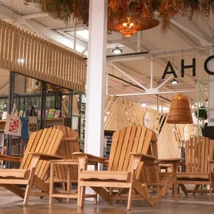 Inside view from front - a down to earth collective of local shops inside an-eco-friendy conversion of a 1920's building in downtown OKC!