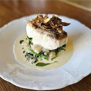 Bass with Sunchokes