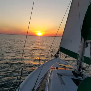 Sunset on Blue Destiny