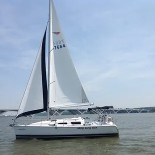 Sailing the northern Potomac