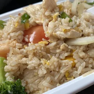 Thai Fried Rice with chicken was INCREDIBLE