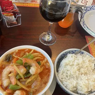 Gaeng Dang (not panang but the flavor description is panang to me so I ordered it.)
