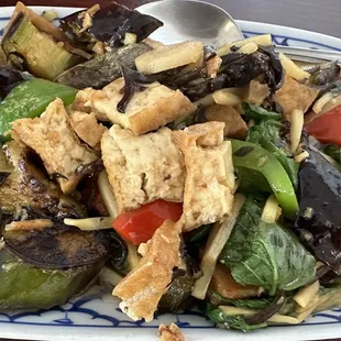 Eggplant with tofu