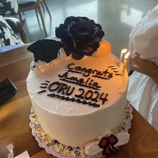 Cake from Saint Amon Bakery in Tulsa, Oklahoma.