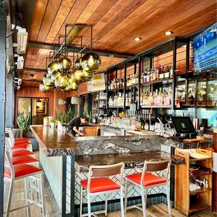 Upstairs bar