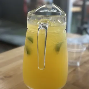 Mango margarita pitcher