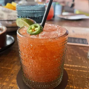 Strawberry Jalepeno Margarita