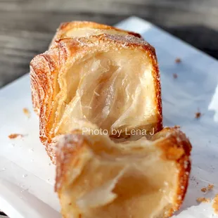 Inside of Cardamom croissant ($5) - very pretty flaky layers. Has a noticeable cardamon flavor.