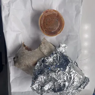 Chicken burrito