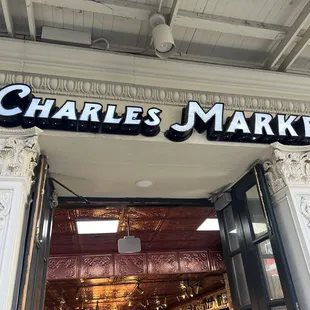 the front of the building