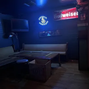 Corner group spot by bar