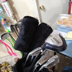 Women's golf clubs with woods