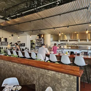 people in a restaurant setting