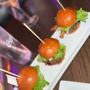 American Wagyu Beef Slider Trio