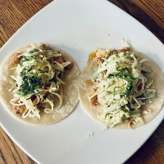 Jorge's Marinated Chicken Tacos Especial