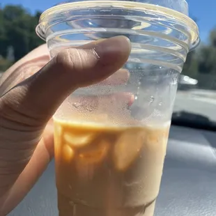 Iced Honey Lavender Latte